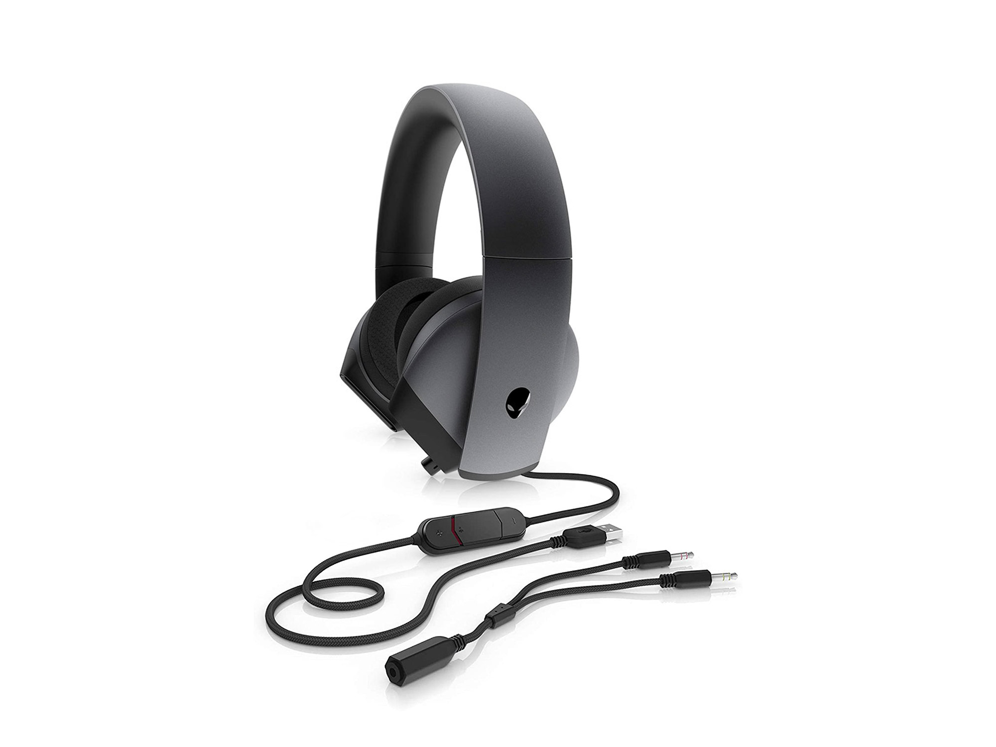 Dell Alienware AW510H 7.1 Wired Gaming Headset Dark 545-BBCF - Silicon ...